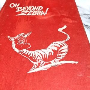 Book, On beyond zebra by Dr. Seuss